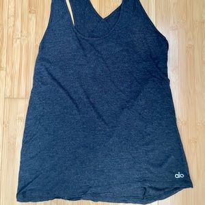 Grey alo yoga tank XS